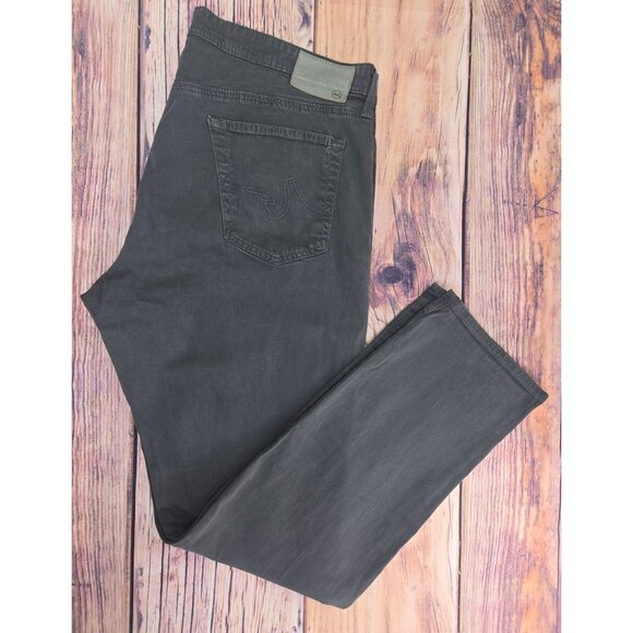 AG Adriano Goldschmied The Everett Slim Mens Pants 38x32 Gray - Picture 3 of 10